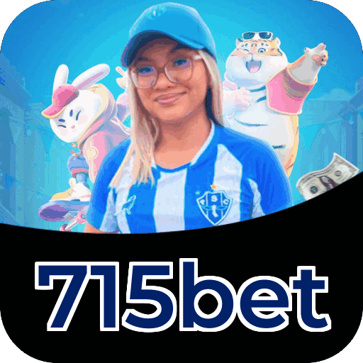 Interface do aplicativo 715bet mostrando jogos disponíveis no iOS e Android
